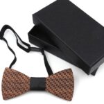 Wooden bow tie K020