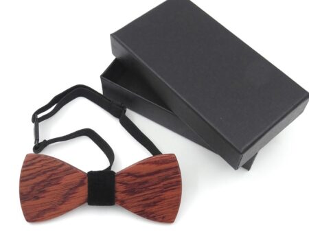 деревянный галстук бабочка k022