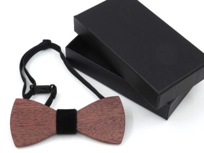 wooden bow tie 