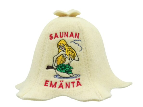 Шапка для сауны Saunan Emäntä бежевая F0035
