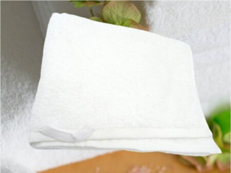 махровое полотенце 50х70см белое