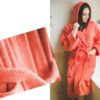 bathrobe for women L peach