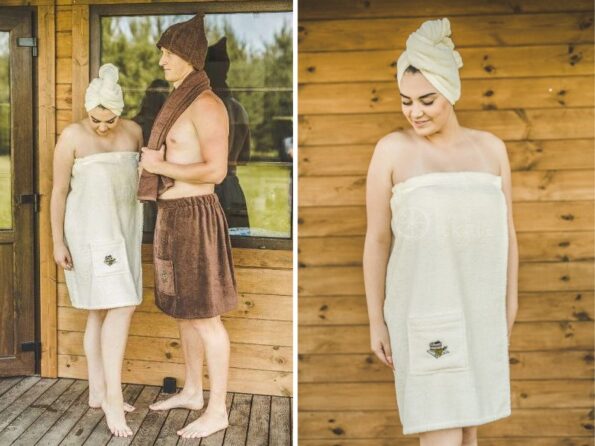 womens sauna skirt terry