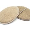 Peeling body sponge oval terry 40%linen 14x20cm