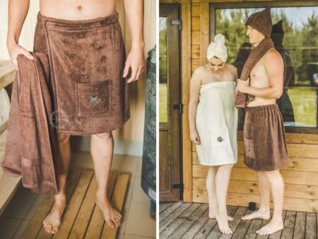 sauna skirt choco brown