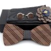 Деревянный галстук-бабочка набор K025