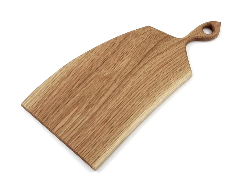 Cutting board from oak with a handle 290x150x15
