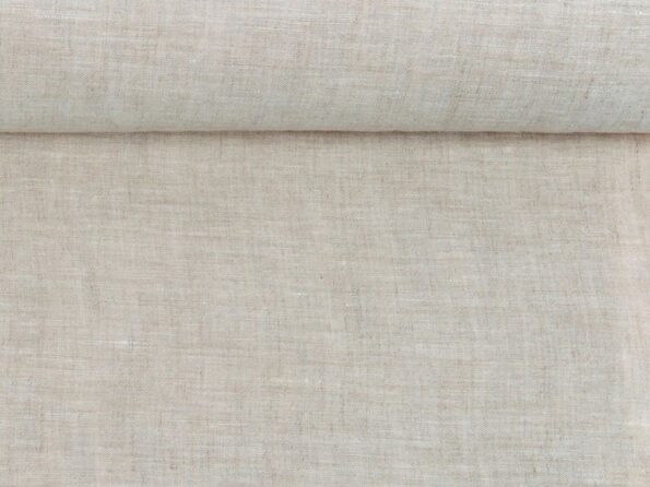 Linen fabric stonewashed natural L1110004 2