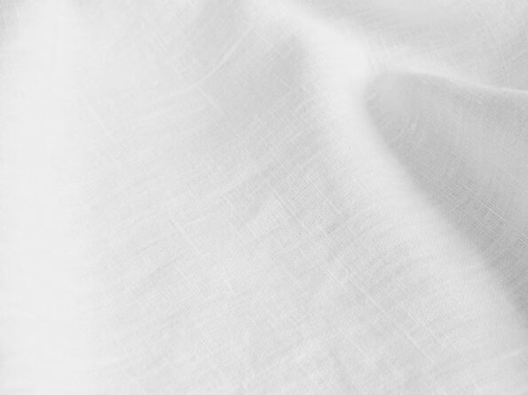 Linen fabric stonewashed white L1440300