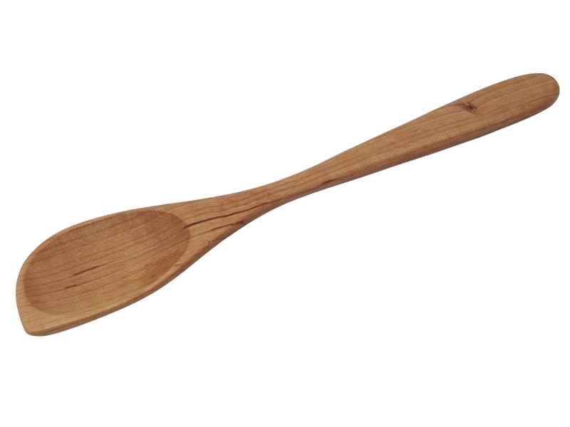 Pan spoon made of alder wood with a corner 5x26cm