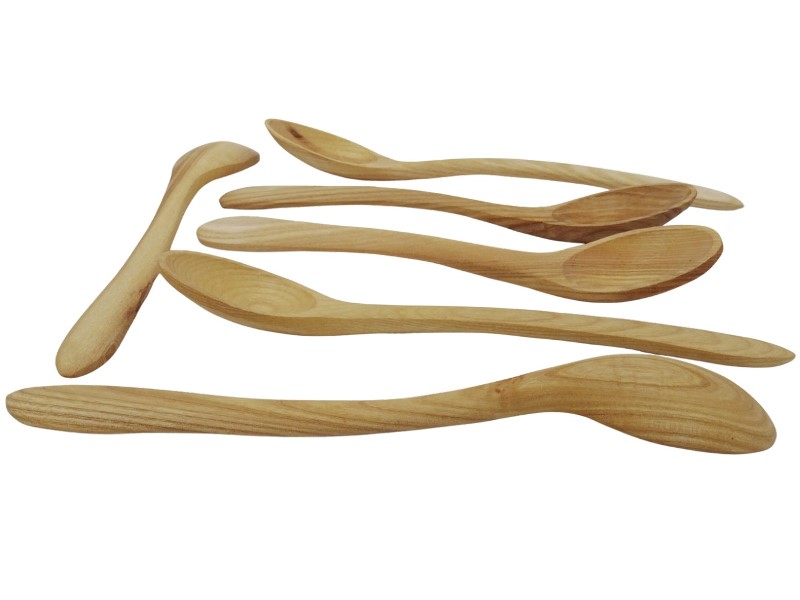 Soup spoon made of ash wood 25cm