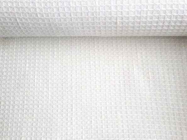 Waffel fabric linen white L2450260