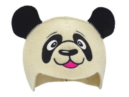 Детская шапка для сауны Панда