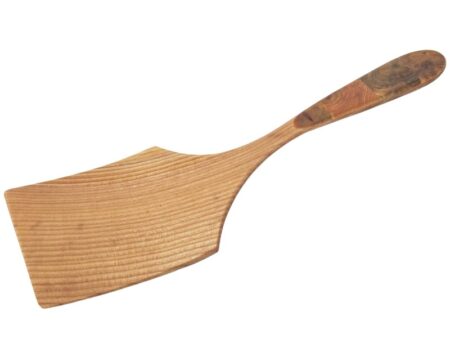 Spatula from ash wood extra wide