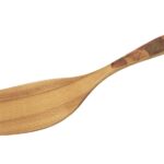 Spatula from ash wood with a rounded edge 9x28cm