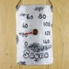 Sauna thermometer made of ceramic birch pack