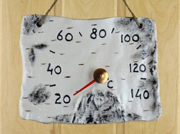 Термометр для сауны из керамики береза 1550
