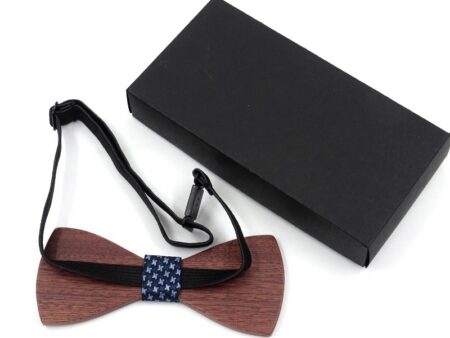 Wooden bow tie