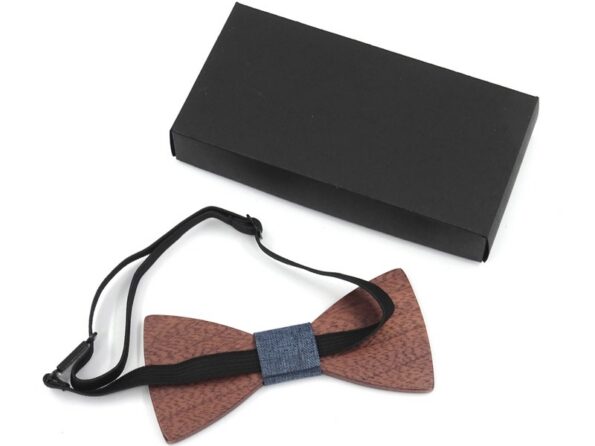 Wooden bow tie