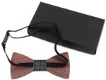 Wooden bow tie K032