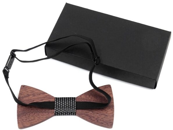 Wooden bow tie