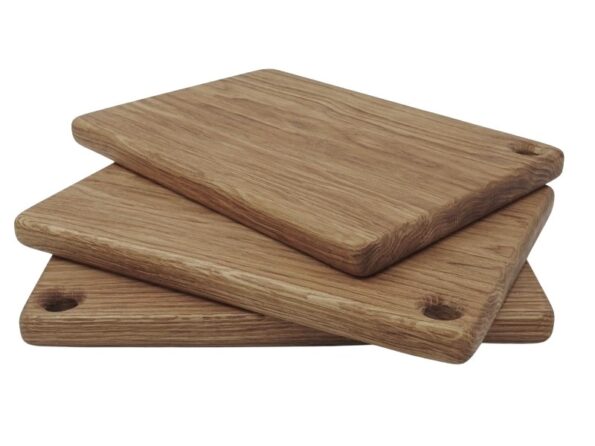 Oak wooden cutting board 330x230x24 2