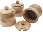 Seasoning container made of ash wood 120x130mm nr23