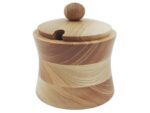 Seasoning container made of ash wood 120x130mm nr23