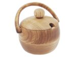 Seasoning container made of ash wood