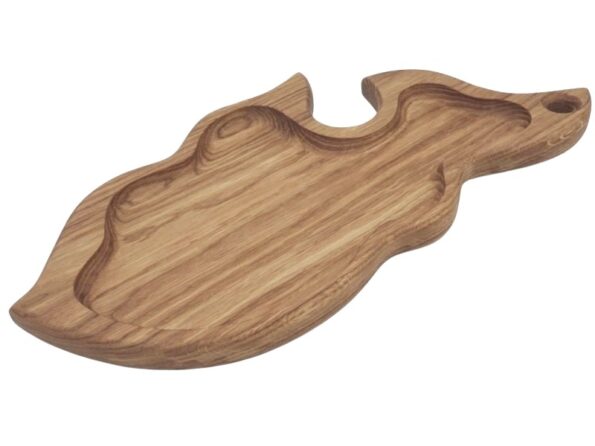 Wooden serving tray and cutting board Fish 470x230x24