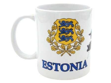 Кружка с картой Эстонии