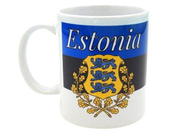 Кружка с гербом Эстонии