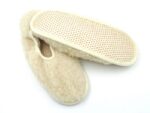 Sheep wool slippers Ballerinas natural color size 37-38
