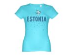 naiste t-särk Estonia pääsuke türkiis