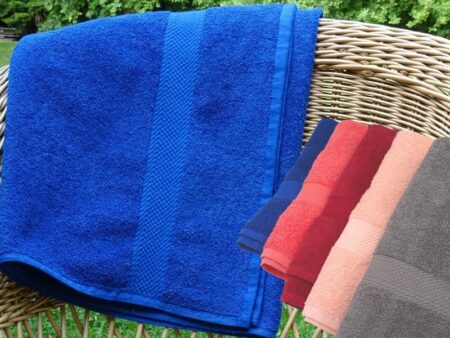 Sauna towel burgundy red