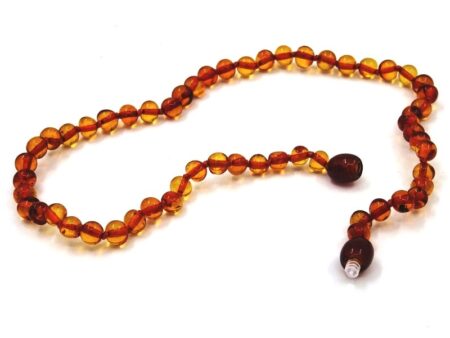 Amber necklace for children