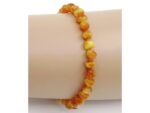 Amber bracelet with screw connection 20cm 5g Honey no23