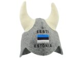 Шапка для бани викинг Эстония серая E014