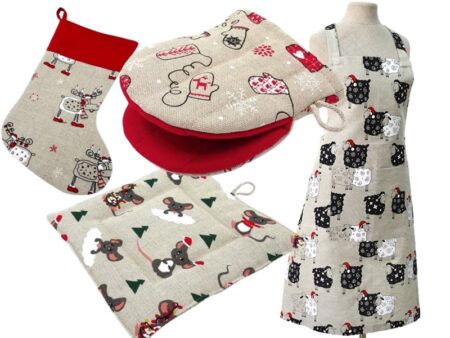 Products with a Christmas pattern