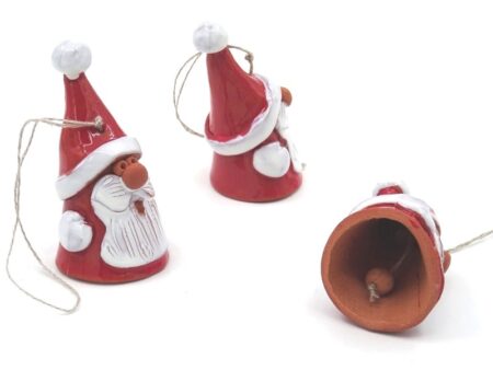 Bell from ceramics Santa Claus