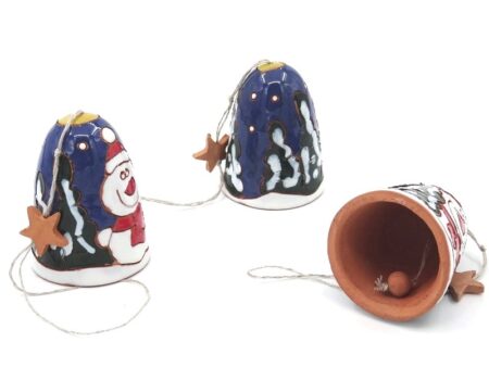 Bell from ceramics snowman