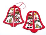 Wooden Christmas ornament Bell