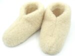 Merino wool slippers white sizes 38-40