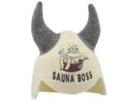 Шапка для сауны викинг Sauna Boss бежевая F0105