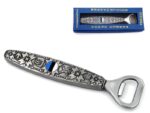 Metal opener with Estonian symbols in a gift box