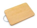 Cutting board made of beech with a metal loop 230x160x15mm