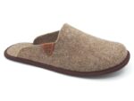 felt slippers brown