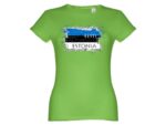 Women’s T-shirt Estonian Flag green