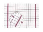Kitchen towel white-red