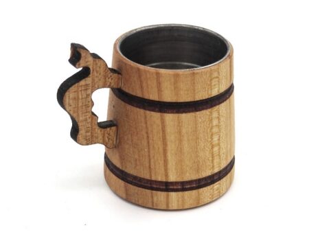 Oak shot glass